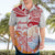 Hawaiki Nui Va'a Solo French Polynesia Hawaiian Shirt Red Color