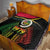 Vanuatu Constitution Day Quilt Polynesian Tattoo and Pig Tusk Since 1979