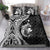 Aloha Hawaii Hammerhead Shark Bedding Set Black Kakau and Polynesian Tattoo LT03