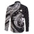 Aloha Hawaii Hammerhead Shark Family Matching Mermaid Dress and Hawaiian Shirt Black Kakau and Polynesian Tattoo LT03