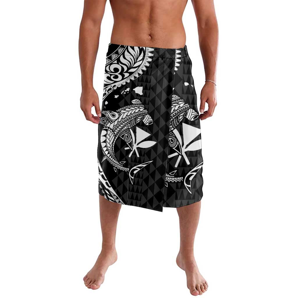 Aloha Hawaii Hammerhead Shark Lavalava Black Kakau and Polynesian Tattoo LT03