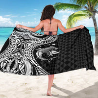 Aloha Hawaii Hammerhead Shark Sarong Black Kakau and Polynesian Tattoo LT03
