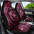 Aloha Hawaii Hammerhead Shark Car Seat Cover Pink Kakau and Polynesian Tattoo LT03