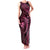 Aloha Hawaii Hammerhead Shark Family Matching Tank Maxi Dress and Hawaiian Shirt Pink Kakau and Polynesian Tattoo LT03