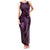 Aloha Hawaii Hammerhead Shark Family Matching Tank Maxi Dress and Hawaiian Shirt Purple Kakau and Polynesian Tattoo LT03