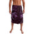 Aloha Hawaii Hammerhead Shark Lavalava Purple Kakau and Polynesian Tattoo LT03