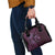 Aloha Hawaii Hammerhead Shark Shoulder Handbag Purple Kakau and Polynesian Tattoo LT03