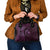 Aloha Hawaii Hammerhead Shark Shoulder Handbag Purple Kakau and Polynesian Tattoo LT03