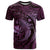 Aloha Hawaii Hammerhead Shark T Shirt Purple Kakau and Polynesian Tattoo LT03