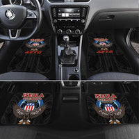American Samoa Fautasi Car Mats Pago Pago Aeto and Iseula o le Moana of Fagatogo Black Color - Polynesian Pride
