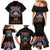 American Samoa Fautasi Family Matching Mermaid Dress and Hawaiian Shirt Pago Pago Aeto and Iseula o le Moana of Fagatogo Black Color - Polynesian Pride