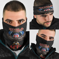 American Samoa Fautasi Neck Gaiter Pago Pago Aeto and Iseula o le Moana of Fagatogo Black Color - Polynesian Pride