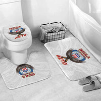 American Samoa Fautasi Bathroom Set Pago Pago Aeto and Iseula o le Moana of Fagatogo White Color - Polynesian Pride