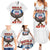 American Samoa Fautasi Family Matching Summer Maxi Dress and Hawaiian Shirt Pago Pago Aeto and Iseula o le Moana of Fagatogo White Color - Polynesian Pride