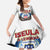 American Samoa Fautasi Family Matching Tank Maxi Dress and Hawaiian Shirt Pago Pago Aeto and Iseula o le Moana of Fagatogo White Color - Polynesian Pride
