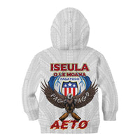 American Samoa Fautasi Kid Hoodie Pago Pago Aeto and Iseula o le Moana of Fagatogo White Color - Polynesian Pride