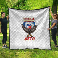 American Samoa Fautasi Quilt Pago Pago Aeto and Iseula o le Moana of Fagatogo White Color LT03 - Polynesian Pride