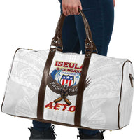 American Samoa Fautasi Travel Bag Pago Pago Aeto and Iseula o le Moana of Fagatogo White Color - Polynesian Pride