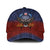American Samoa Fautasi Classic Cap Pago Pago Aeto and Iseula o le Moana of Fagatogo Red-Blue - Polynesian Pride