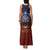 American Samoa Fautasi Family Matching Tank Maxi Dress and Hawaiian Shirt Pago Pago Aeto and Iseula o le Moana of Fagatogo Red-Blue - Polynesian Pride