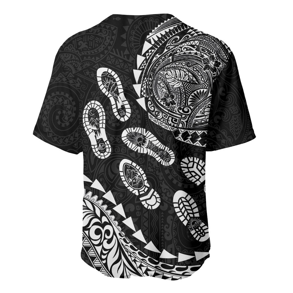 Hawaii Running Baseball Jersey Polynesian Tribal Tattoo