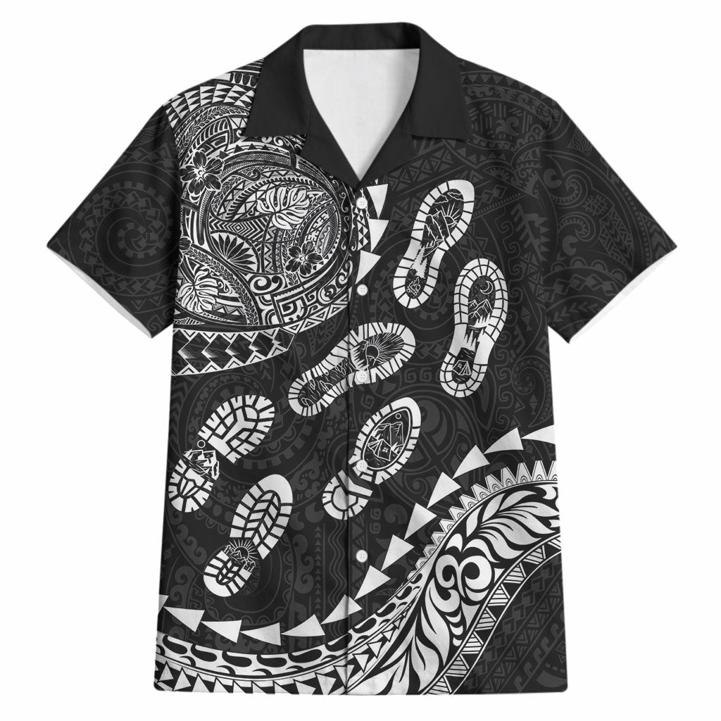 Hawaii Running Hawaiian Shirt Polynesian Tribal Tattoo