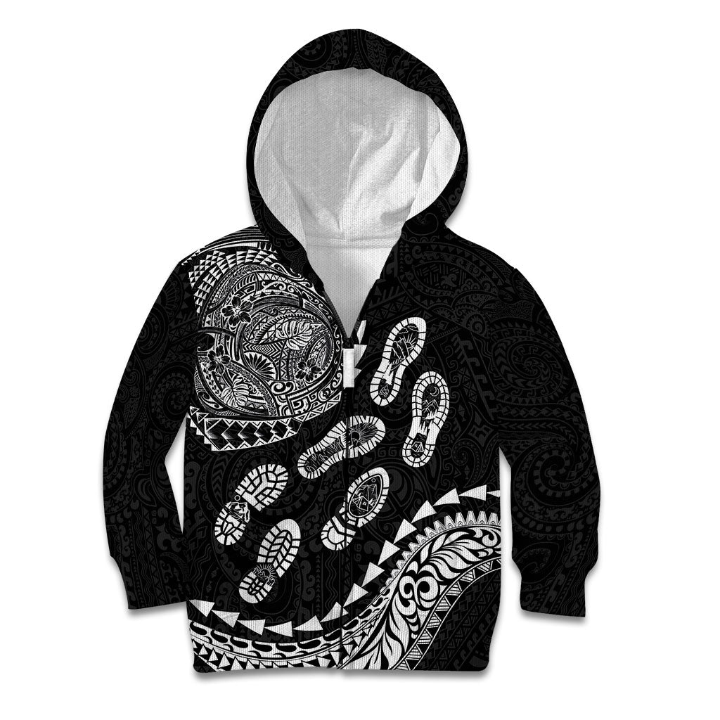 Hawaii Running Kid Hoodie Polynesian Tribal Tattoo