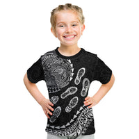 Hawaii Running Kid T Shirt Polynesian Tribal Tattoo