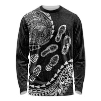 Hawaii Running Long Sleeve Shirt Polynesian Tribal Tattoo