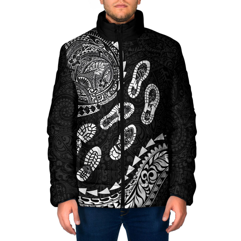 Hawaii Running Padded Jacket Polynesian Tribal Tattoo
