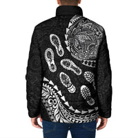 Hawaii Running Padded Jacket Polynesian Tribal Tattoo