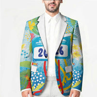 Personalized Hawaii Marathon Blazer Polynesian Motif Tropical Style