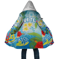 Personalized Hawaii Marathon Cloak Polynesian Motif Tropical Style