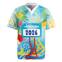 Personalized Hawaii Marathon Rugby Jersey Polynesian Motif Tropical Style