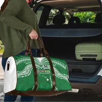 Hawaii Rainbow Warriors Travel Bag Polynesian Motif Green Color