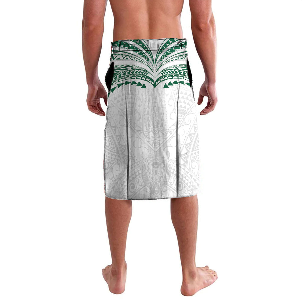 Custom Hawaii Rainbow Warriors Lavalava Polynesian Motif White Color
