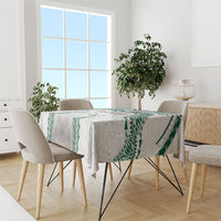 Hawaii Rainbow Warriors Tablecloth Polynesian Motif White Color