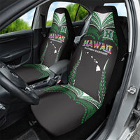 Hawaii Rainbow Warriors Car Seat Cover Polynesian Motif Black Color