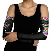 Custom Hawaii Rainbow Warriors Arm Sleeves Polynesian Motif Special Edition Rainbow Gradient