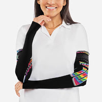 Custom Hawaii Rainbow Warriors Arm Sleeves Polynesian Motif Special Edition Rainbow Gradient