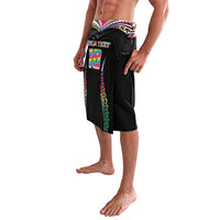 Custom Hawaii Rainbow Warriors Lavalava Polynesian Motif Special Edition Rainbow Gradient