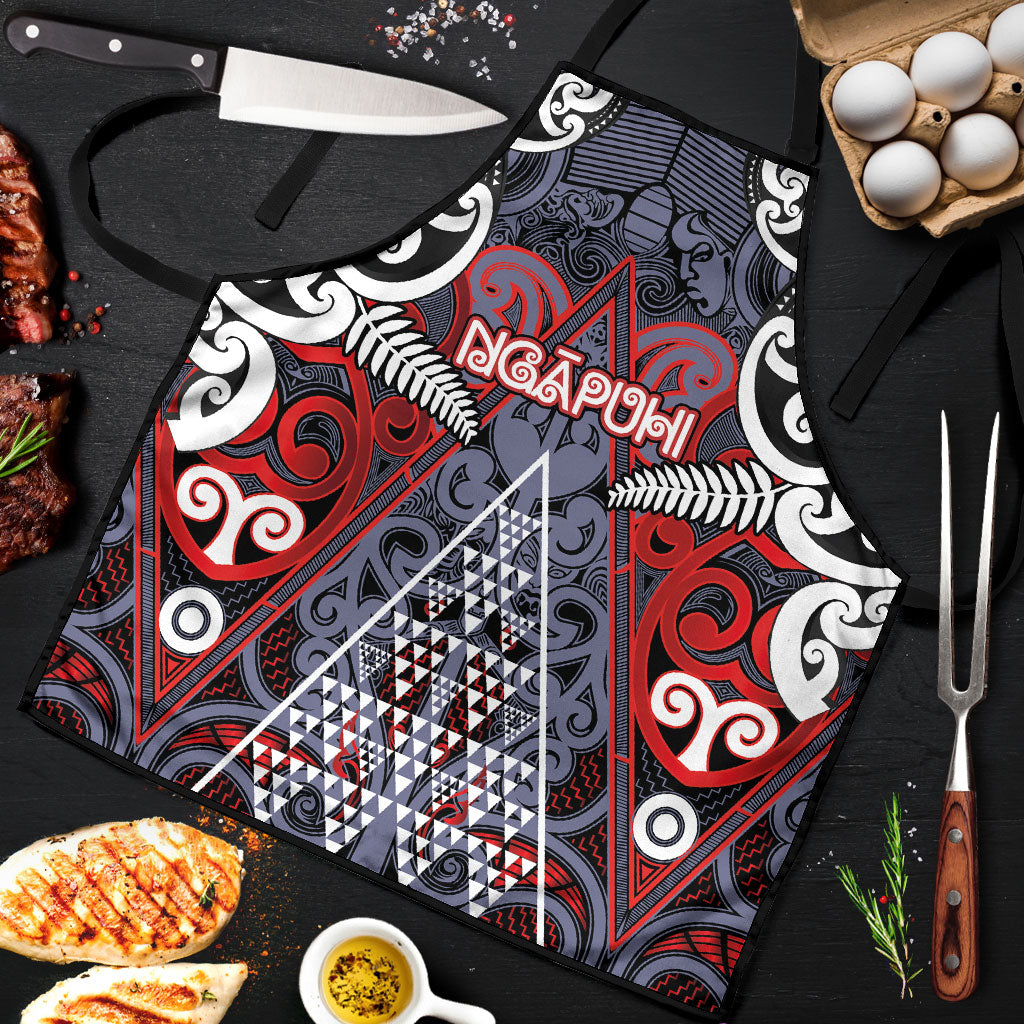 Aotearoa Iwi Ngapuhi Apron Maori Motif Tribal