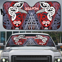 Aotearoa Iwi Ngapuhi Auto Sun Shade Maori Motif Tribal