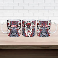 Personalised Aotearoa Iwi Ngapuhi Ceramic Mug Maori Motif Tribal