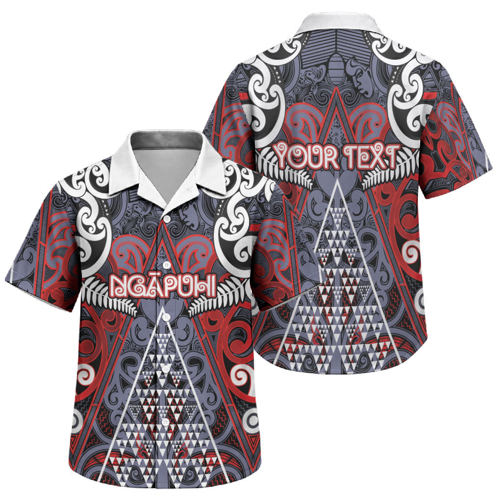 Personalised Aotearoa Iwi Ngapuhi Family Matching Mermaid Dress and Hawaiian Shirt Maori Motif Tribal