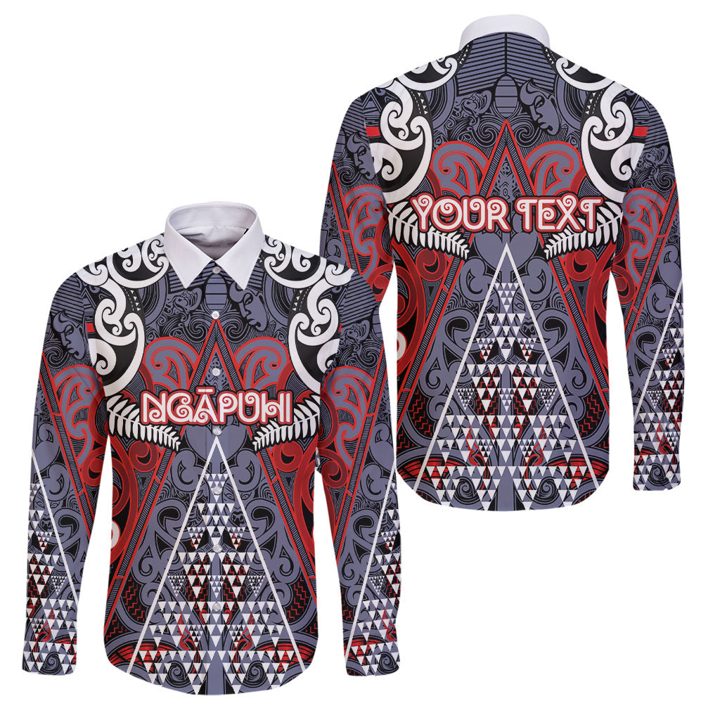 Personalised Aotearoa Iwi Ngapuhi Family Matching Summer Maxi Dress and Hawaiian Shirt Maori Motif Tribal