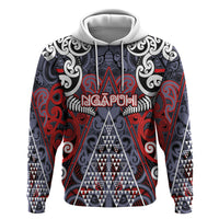 Personalised Aotearoa Iwi Ngapuhi Hoodie Maori Motif Tribal
