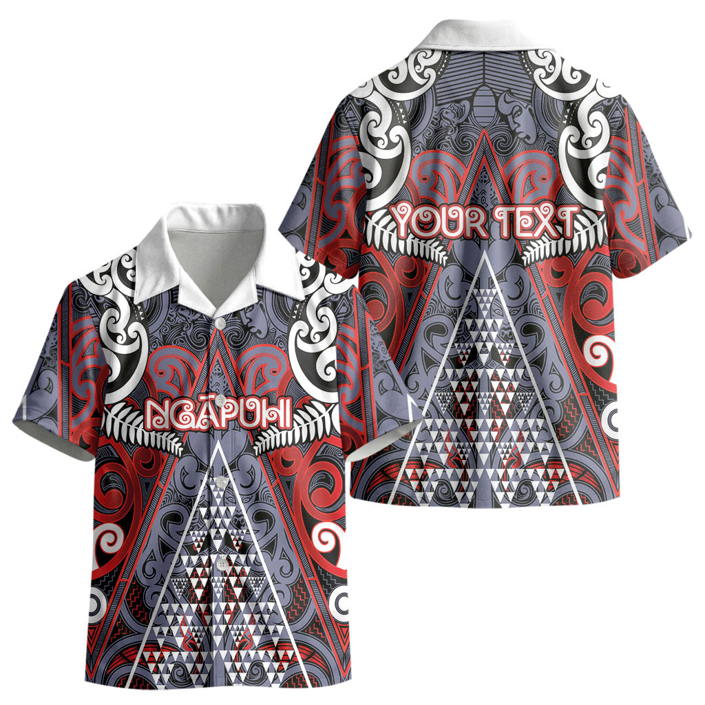 Personalised Aotearoa Iwi Ngapuhi Kid Hawaiian Shirt Maori Motif Tribal