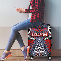 Aotearoa Iwi Ngapuhi Luggage Cover Maori Motif Tribal