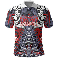 Personalised Aotearoa Iwi Ngapuhi Polo Shirt Maori Motif Tribal
